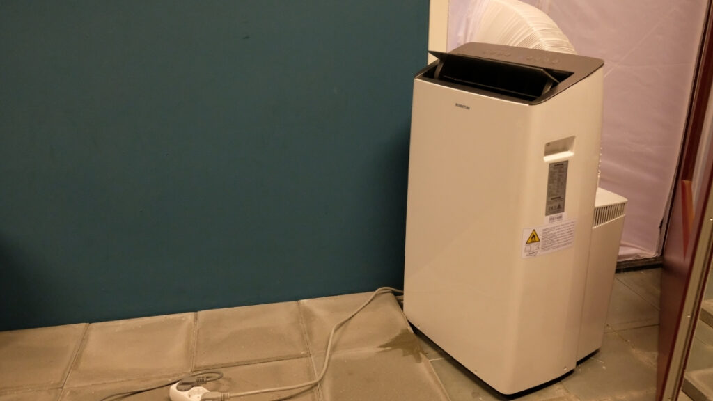 Inventum AC127WSET mobiele airco test in kamer
