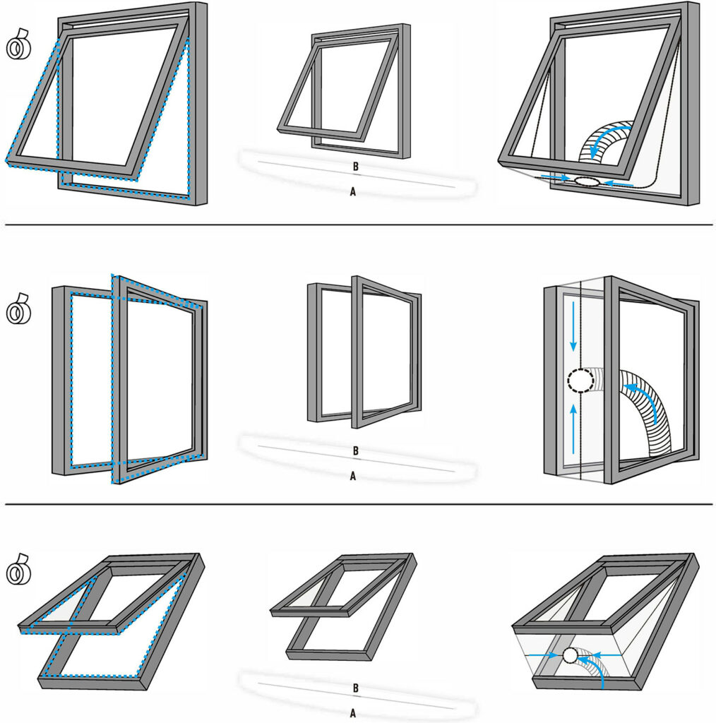 comment fonctionne le kit calfeutrage de fenêtre avec fenêtre latérale basculante